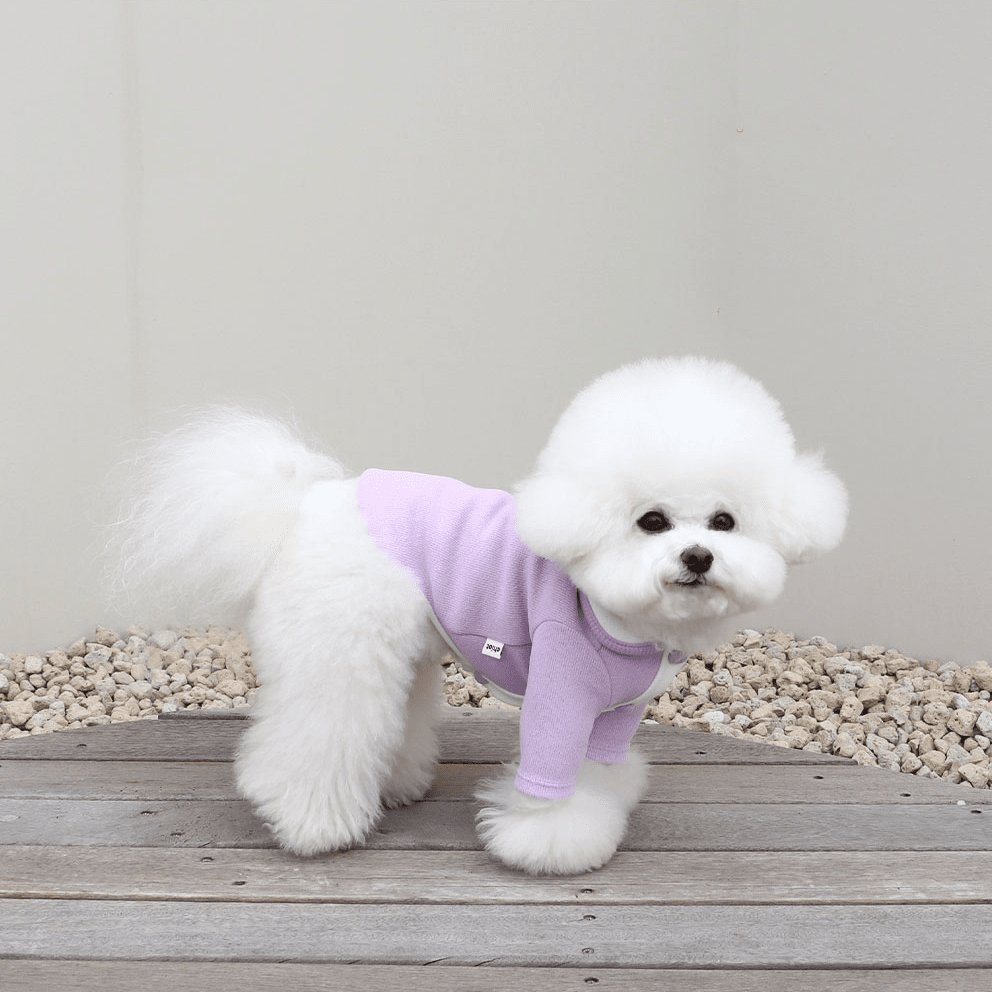 Blooming Collar Cardigan Violet - Sir Dogwood